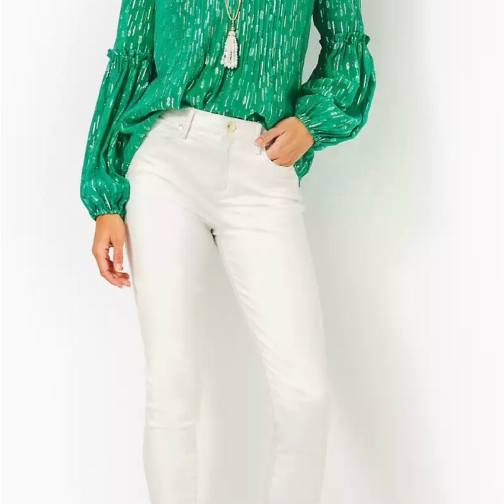 Lilly Pulitzer White Skinny Jeans